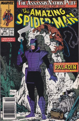 Amazing Spider-Man # 320 (Sept. 1989 Marvel) Newsstand; McFarlane Art; VF- (7.5)