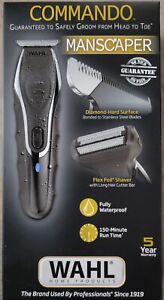 Wahl Manscapere Body Groomer Rechargeable Waterproof Trimmer Lithium-Ion New