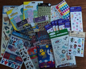 HUGE LOT STICKERS Big Variety of Themes / Sizes CHECK ALL PHOTOS