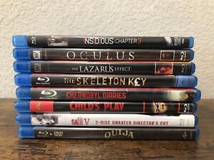 Lot of 8 Horror / Thriller Movies - Blu-Ray