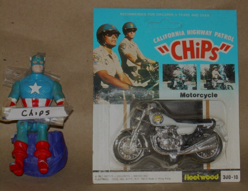 California Highway Patrol 'CHiPs' Motorcycle Bike NISP 1977 Fleetwood Ponch Jon