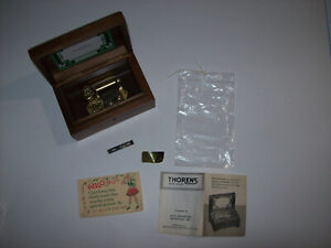 Vintage Swiss Thorens Music Box TILL THE END OF TIME