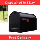 JUMBO POST MOUNT MAILBOX Galvanized Steel Extra Large Rural Mail Box