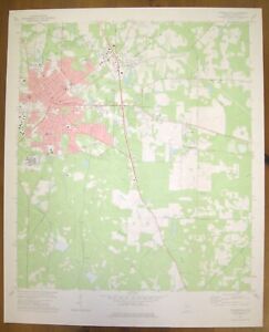 Thomasville, Georgia 1975  Original Vintage USGS Topo Map