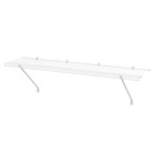 12 x 48 x 12 in. Ventilated Wire Closet System Shelf Kit Storage of Clothes