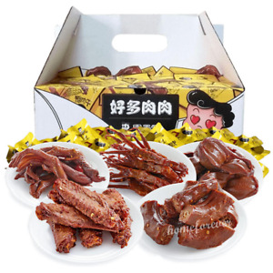 500g Zhouheiya Duck Snacks Chinese Specialty 周黑鸭好多肉肉大礼包中国特产零食