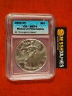 2020 (P) SILVER EAGLE ICG MS70 EMERGENCY ISSUE STRUCK AT PHILADELPHIA MINT LABEL