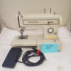 Sears Kenmore Sewing Machine Model 158 12110 with Pedal