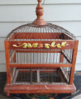 Antique Victorian Wooden Birdcage - 12