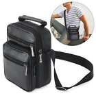 Crossbody Leather Handbag for Men Sling Shoulder Bag Small Travel Business