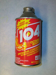 Vintage 1976 104+ Octane Boost Cone Top Can in BEAUTIFUL Conditon