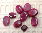 Biggest Sale 80Ct Natural Africa Red Ruby Mix Cut Certified Loose Gemstone AKP
