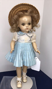 14” Antique Vintage Madame Alexander Jeannie Walker All Original Compo Doll #S