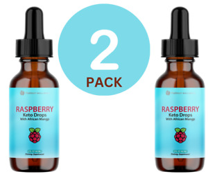 Raspberry Keto Diet Drops Fat Burn- Supplement Accelerated Ketosis 2 Pack