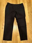 Cabi Carriage Trouser Pants Womens 4 Navy Blue Cropped Stretch  Flat Front
