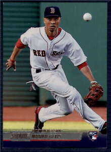 New Listing2014 Topps Stadium Club #140 Mookie Betts RC Rookie Boston Red Sox Baseball Card