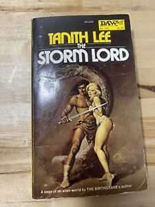 The Storm Lord Tanith Lee DAW No. 193 PB 1976 1st Printing VG