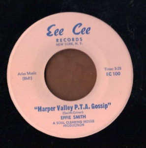 New ListingEFFIE SMITH - Harper Valley PTA Gossip + The Natural - EEE CEE 60s soul jive 45