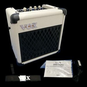 [Excellent] VOX MINI5 Rhythm Ivory Amplifier For Guitar Battery Powered Japan