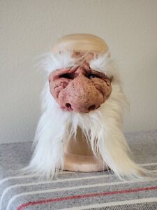 GNOME/Dwarf/Troll MASK Bushy Mustache + Eyebrows/Big Nose Hobbit/Goblin/Old Man