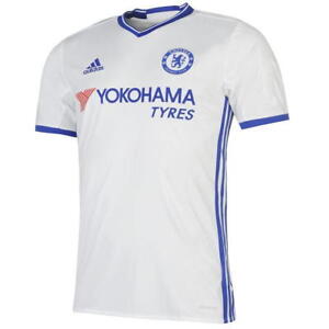 CHELSEA F.C. 2016/17 3rd (2XL) WHITE ADIDAS S/S FOOTBALL SHIRT SOCCER JERSEY NEW