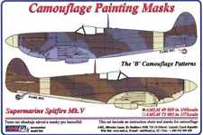 AML Models 1/48 CAMOUFLAGE PAINT MASKS SUPERMARINE SPITFIRE Mk.V B Camo Pattern