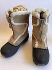 Columbia Women's Boots Size  9- 9.5 Brown Suede Insulated Winter Water Resistant