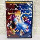 Cinderella II: Dreams Come True/III: A Twist in Time (DVD, 2012, 2-Disc Set) VG‼