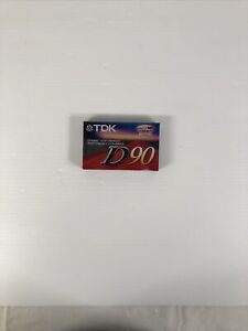 TDK D90 Cassette Tapes Audio New High Output IEC Type 1