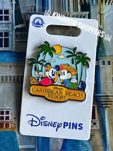 2024 Disney Parks Caribbean Beach Resort Mickey & Minnie Mouse OE Pin