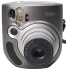 Polaroid Mio Silver Instax Mini Instant Film Camera With Strap TESTED RARE HTF