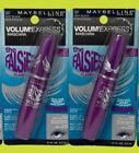 Maybelline Volum’Express Mascara The Falsies Flared #287 Very Black, Twin Pack