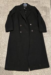 Pendleton Wool Coat Womens 12 Trench Size 12 Black