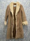 Vintage Wilsons Leather Maxima Penny Lane Trench Coat Size M Tan Suede