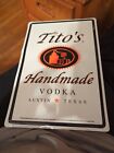 Tito's Handmade Vodka Austin Texas Metal Sign