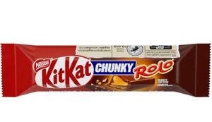 New Listing15 x Kit Kat kitkat Chunky Rolo Edition Chocolate Bar By Nestle 42g each