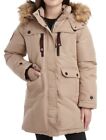 CANADA WEATHER GEAR Faux Fur Hooded Insulated Parka Coat, NWT Sz M Retail $255
