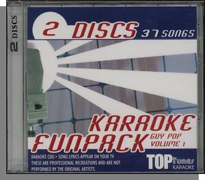 Karaoke CD+G - Guy Pop Vol. 1 - New 37 Song, 2 CD Set! (Top Tunes Karaoke!)