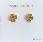Tory Burch Logo Golden Stud Earrings Jewelry