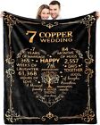 7th Wedding Anniversary Couple Gifts for Husband Wife Him Her 60