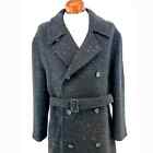 Maitland of England Vintage Virgin Wool Winter Trench Coat Size L