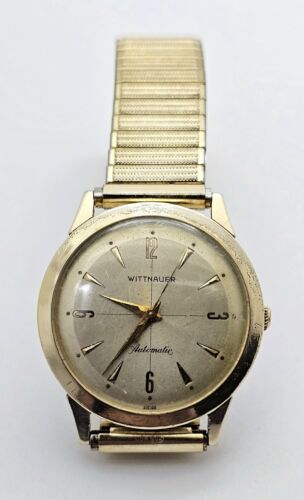 Vintage Wittnauer Automatic Men's Watch ~ Parts or Repair