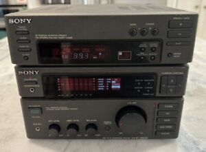 New ListingVintage Sony MHC-3500 Mini HiFi Component System Amp & Tuner TA-H300 & ST-H300