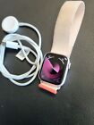 Apple Watch Series 9 41mm Aluminum Case with Sport Loop - Pink  (Unlock) (Great)