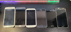 LOT OF 6 Samsung Galaxy phones - MIX color- for parts/gold recovery