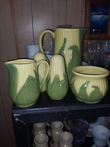 vintage shawnee corn king pottery