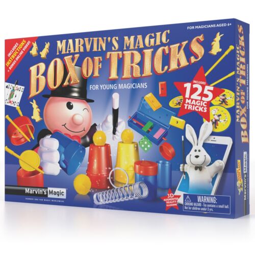 Marvin's Magic - 125 Amazing Magic Tricks for Children - Magic Kit - Magic Set