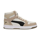 Puma Rebound Layup High Top  Mens Beige, Grey Sneakers Casual Shoes 39513002