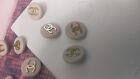 Chanel Button Single 18 mm (ONE) pink/gold tone  metal made in France