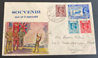 BURMA 1945 DAY OF SURRENDER COVER. SOME MARKS/CREASES/TAPE ON RIGHT SIDE (BACK)
